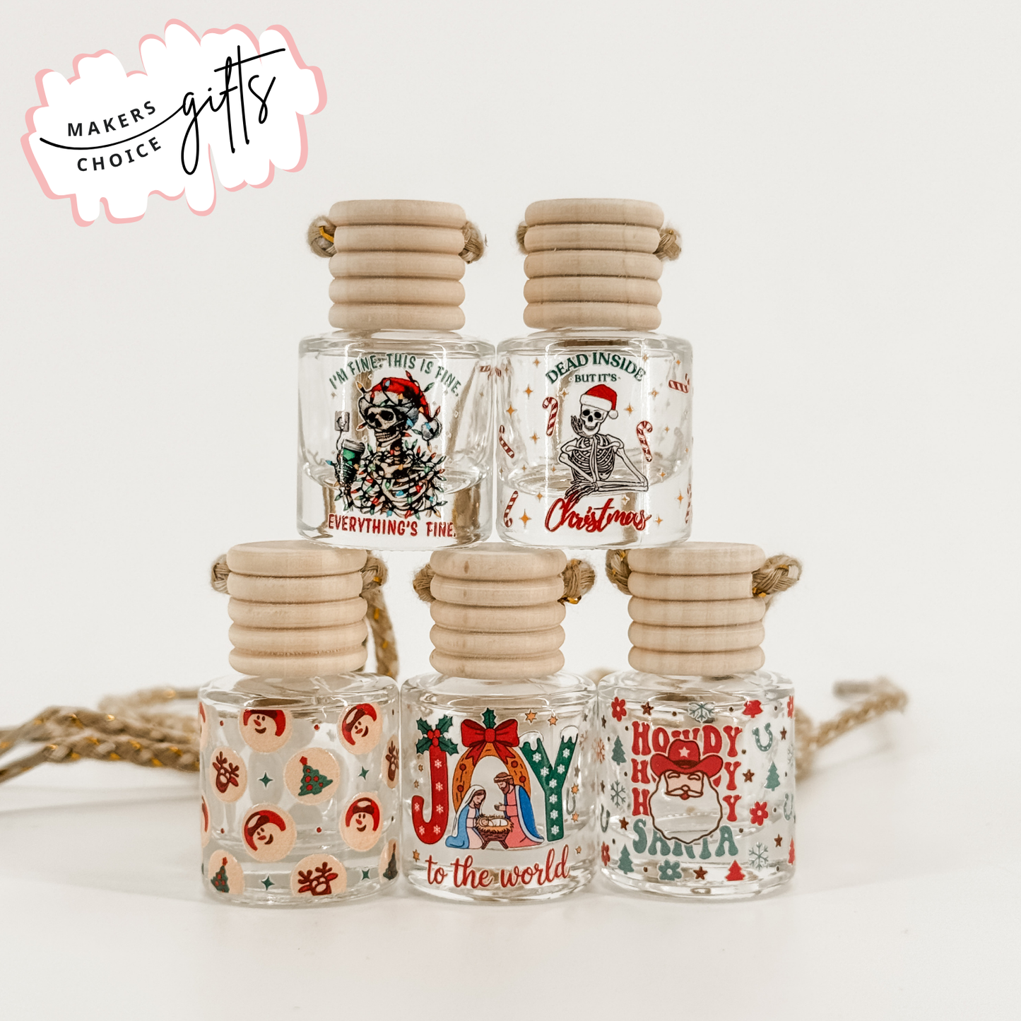 Holiday Car Diffusers - Merry & Bright