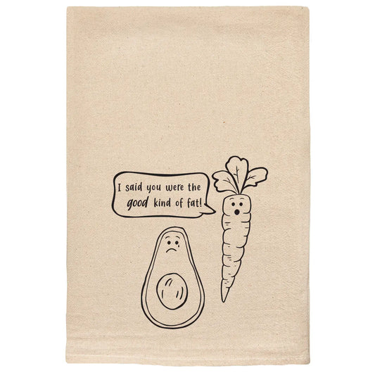 "Good Fat" Tea Towel