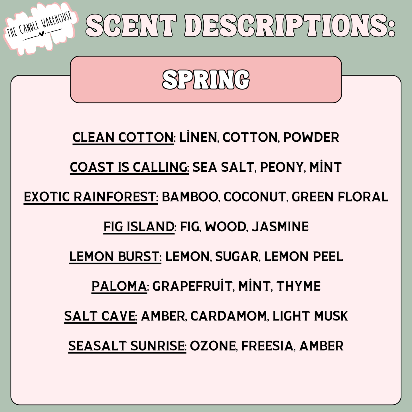 4oz Signature Spring & Summer Candles