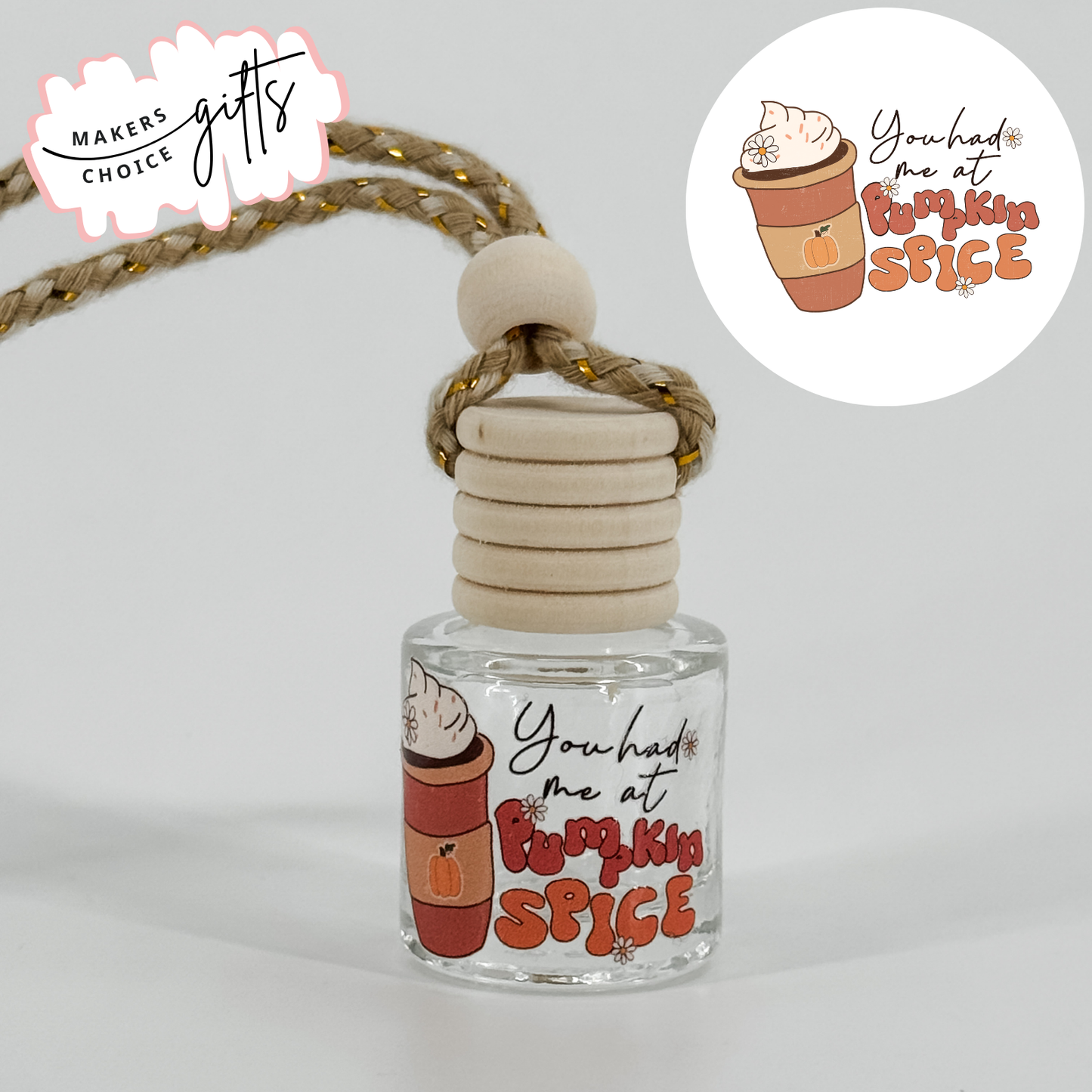Fall Car Diffusers - Pumpkin Patch