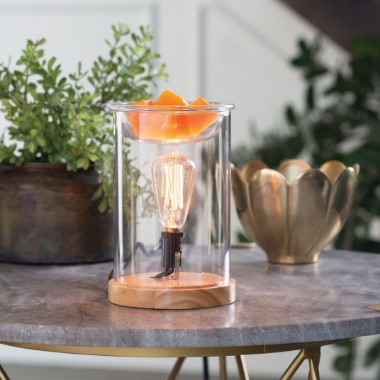 Wood and Glass Vintage Bulb Illumination Fragrance