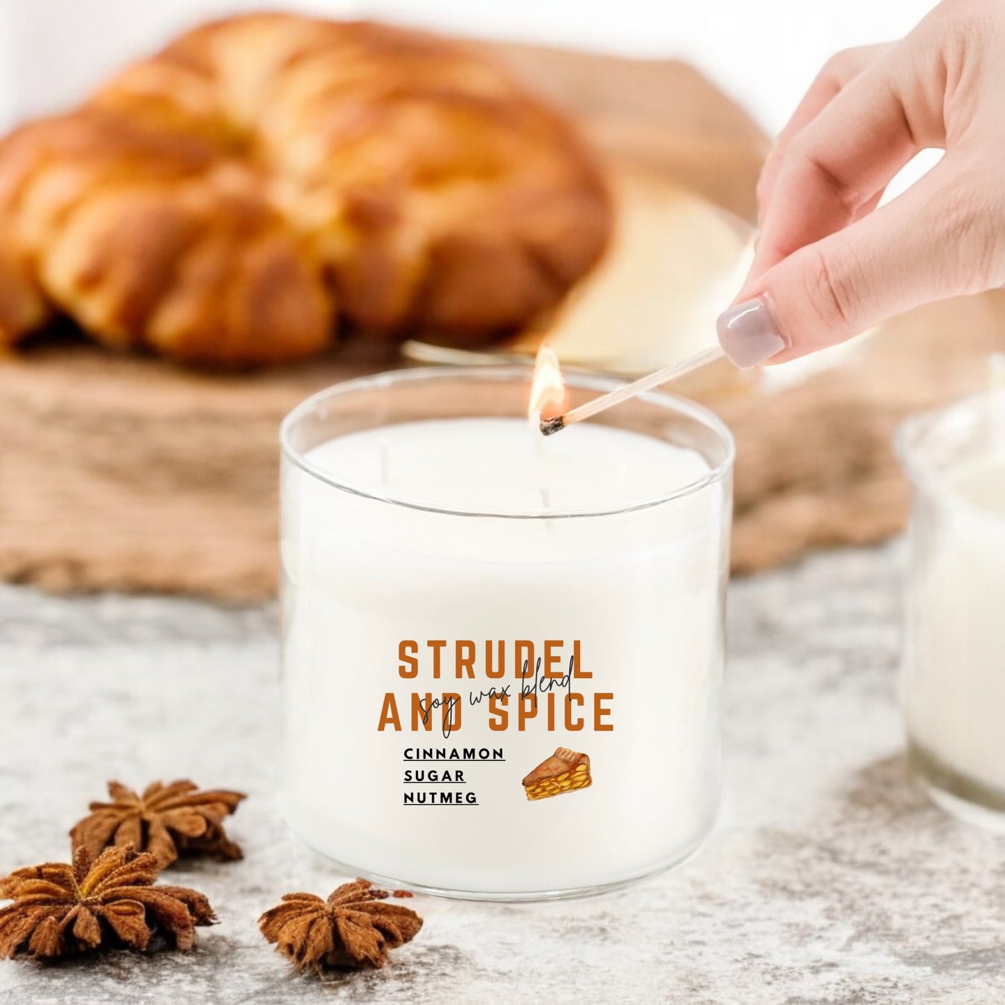 Strudel and Spice 3-Wick Candle