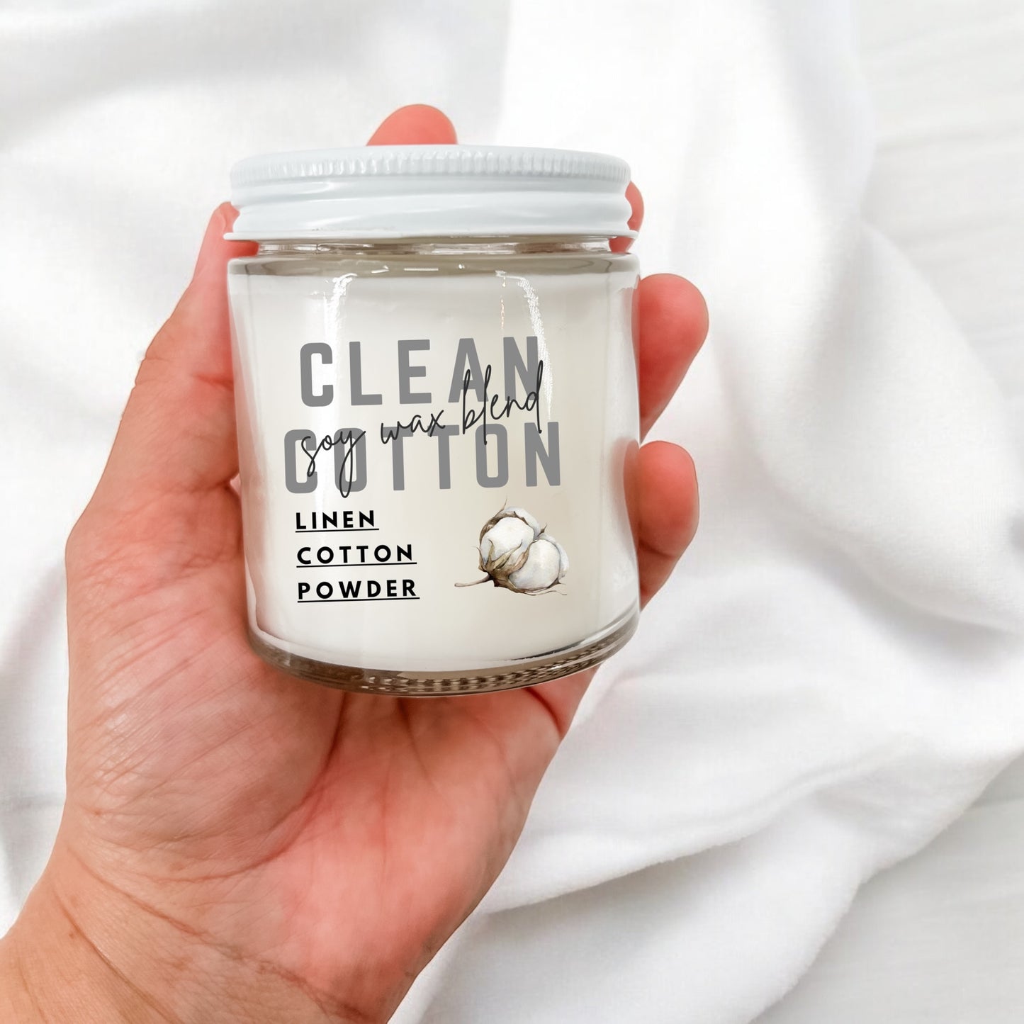 Clean Cotton 4 oz Candle