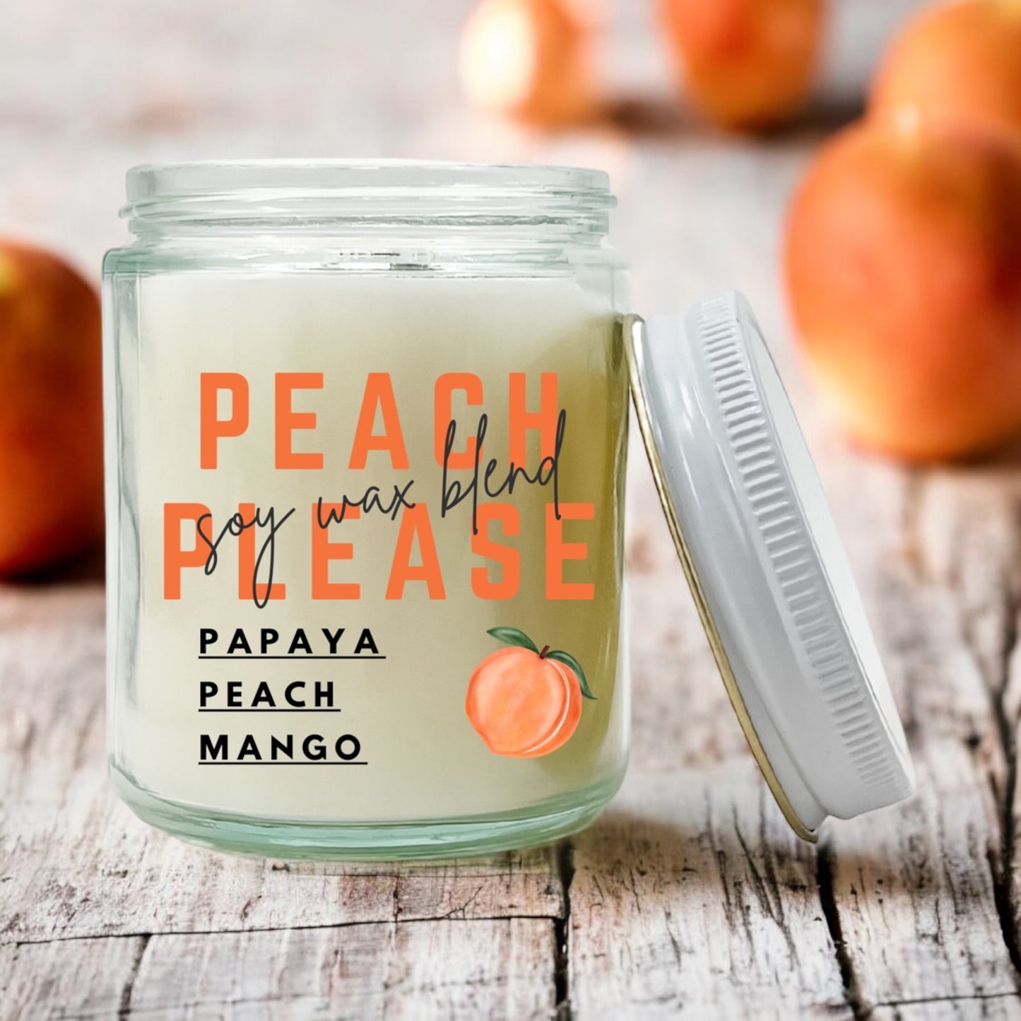 Peach, Please 4 oz Candle