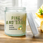 Pine and Sage 4 oz Candle