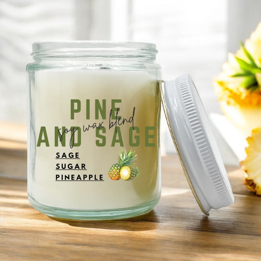 Pine and Sage 4 oz Candle