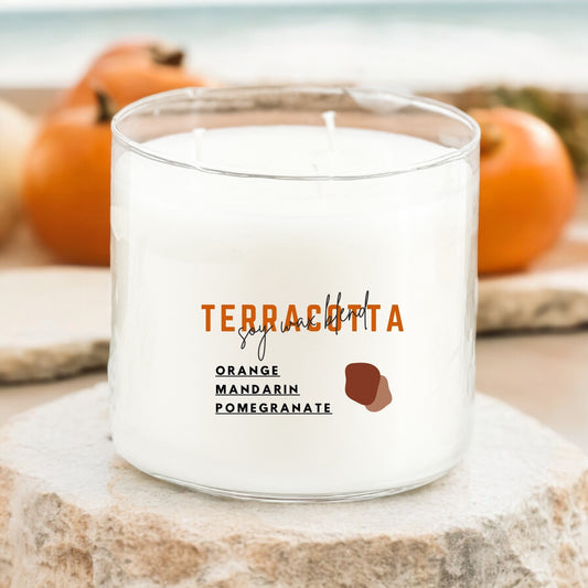 Terracotta 3-Wick Candle