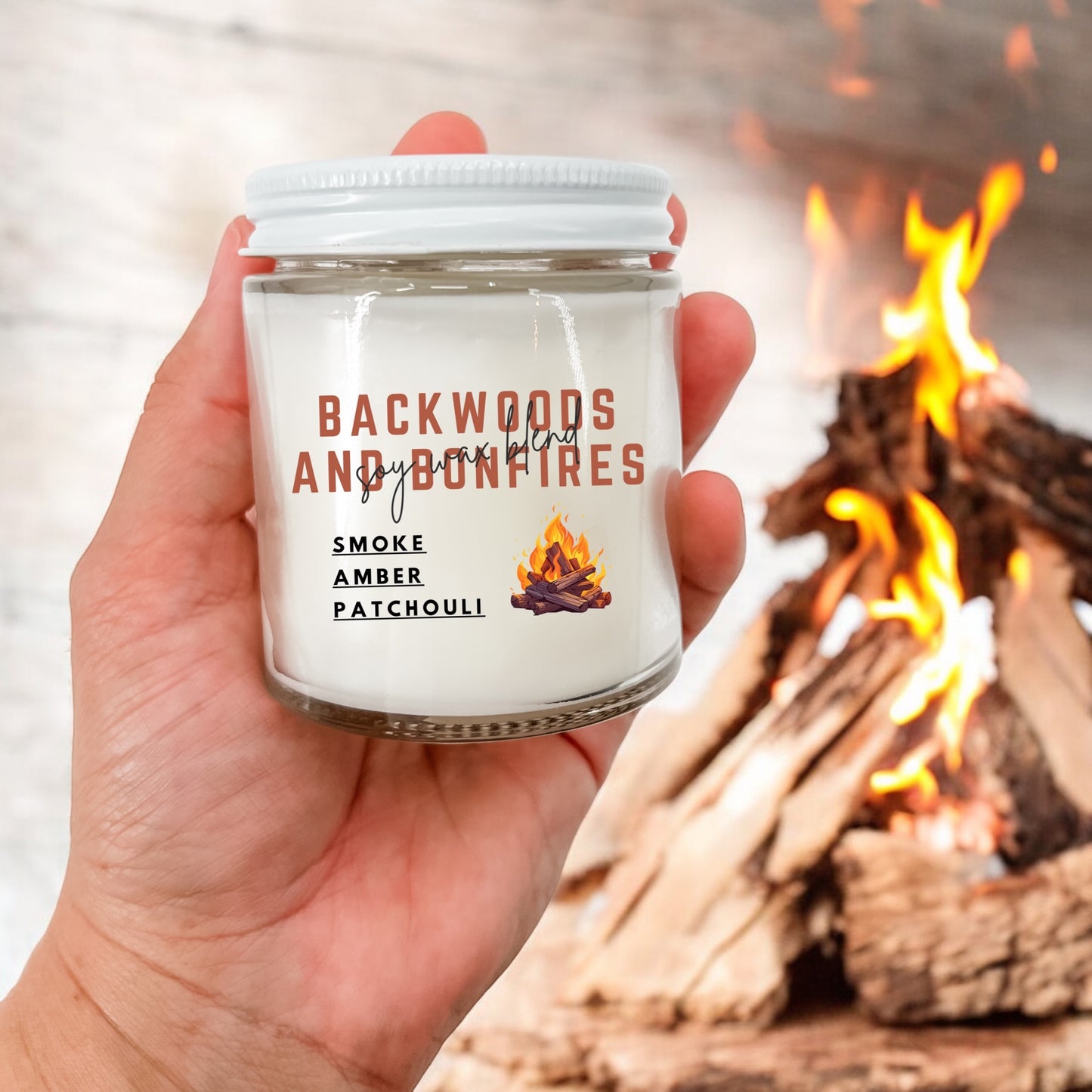 Backwoods and Bonfires 4 oz Candle