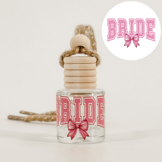 Pink Bride With Bow Car Diffuser