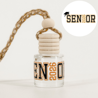 Black & Gold Senior 2026 Car Diffuser