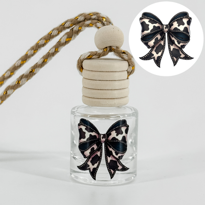 Cow Print Bow Car Diffuser