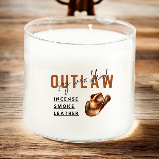 Outlaw 3-Wick Candle