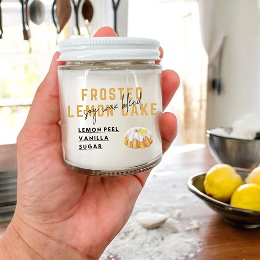 Frosted Lemon Cake 4 oz Candle