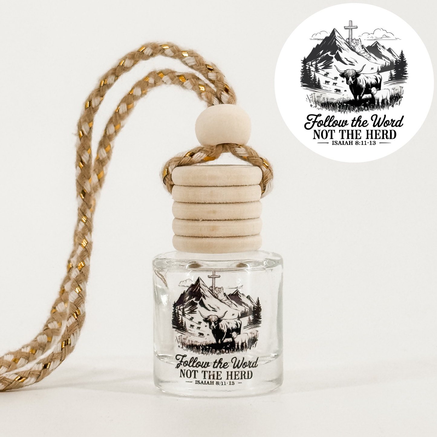 Follow The Word Not The Herd Car Diffuser