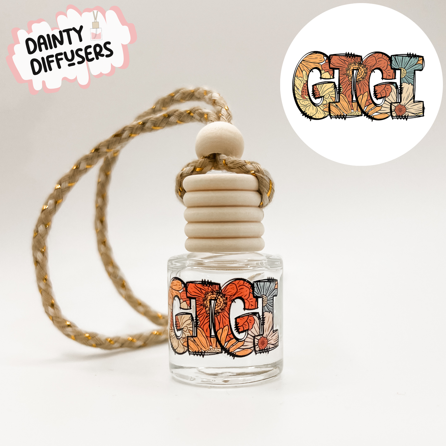 Floral GIGI Car Diffuser