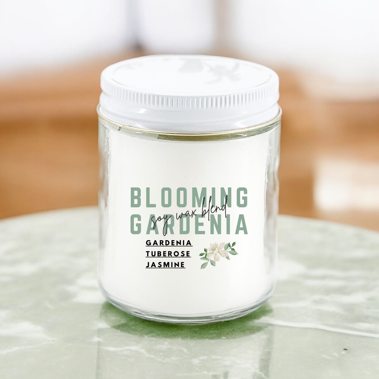 Blooming Gardenia 8 oz Candle