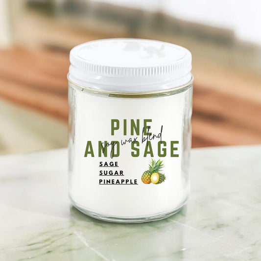 Pine and Sage 8 oz Candle