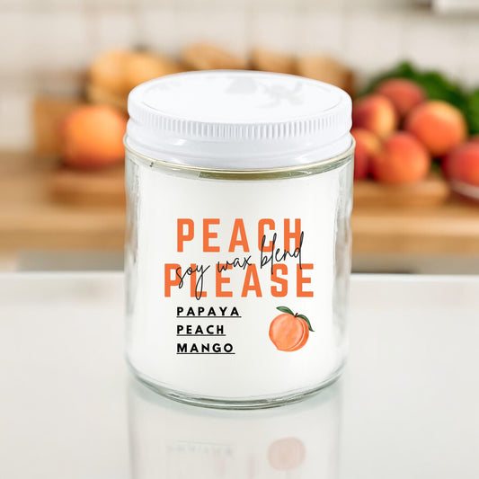 Peach, Please 8 oz Candle