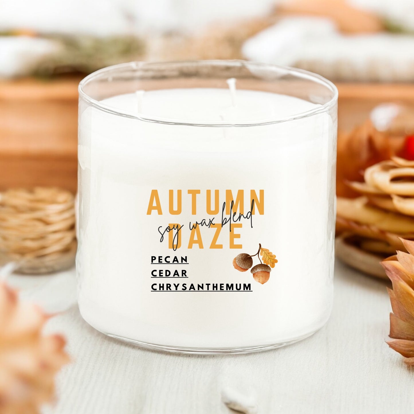 Autumn Daze 3-Wick Candle