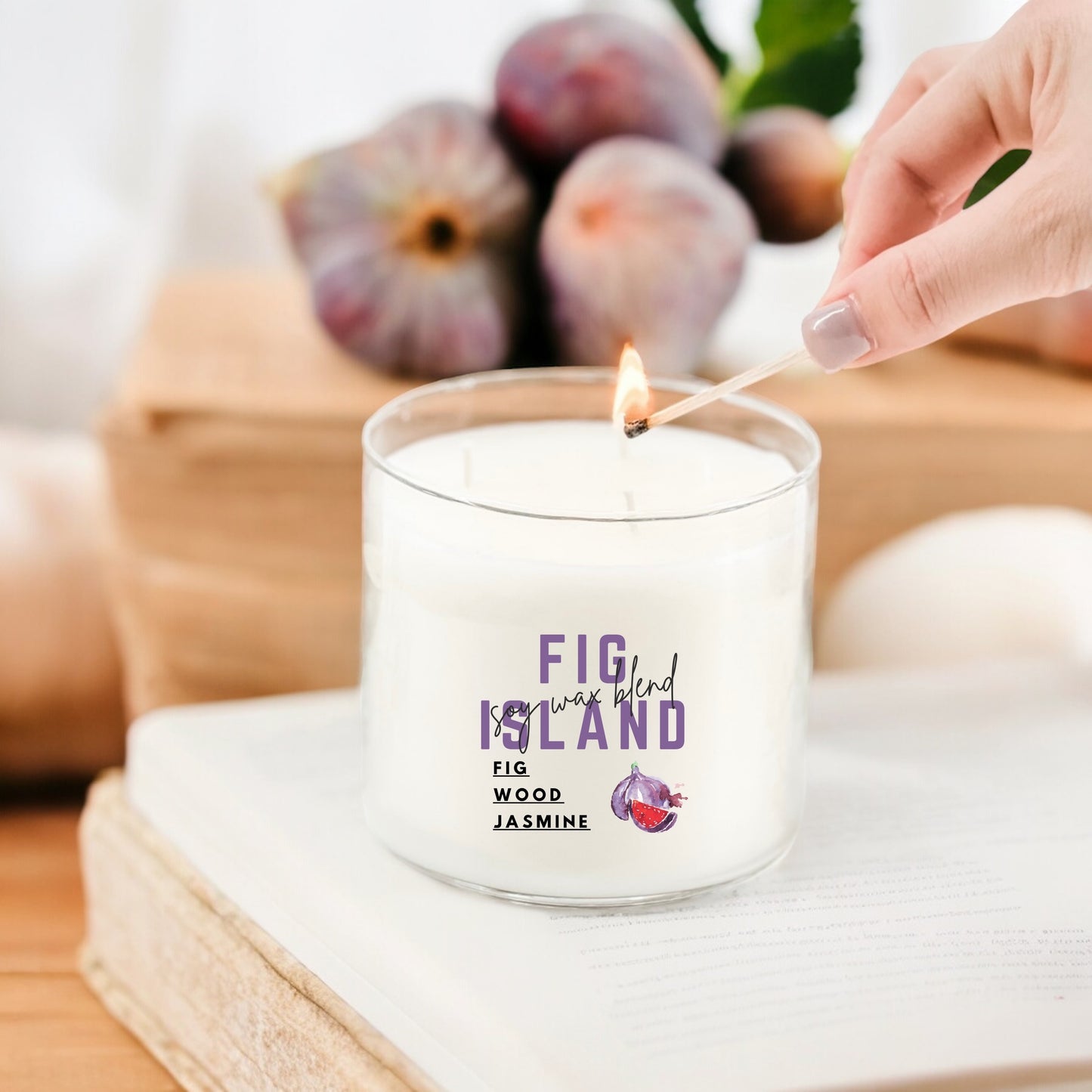 Fig Island 3-Wick Candle