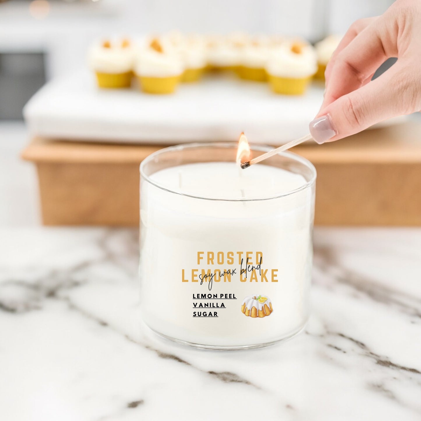 Frosted Lemon Cake 3-Wick Candle