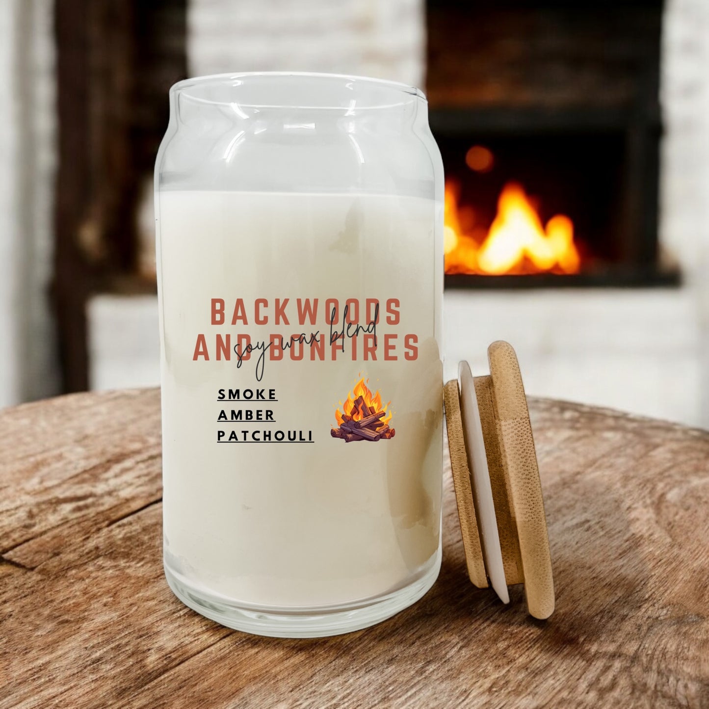 Backwoods and Bonfires 16 oz Candle