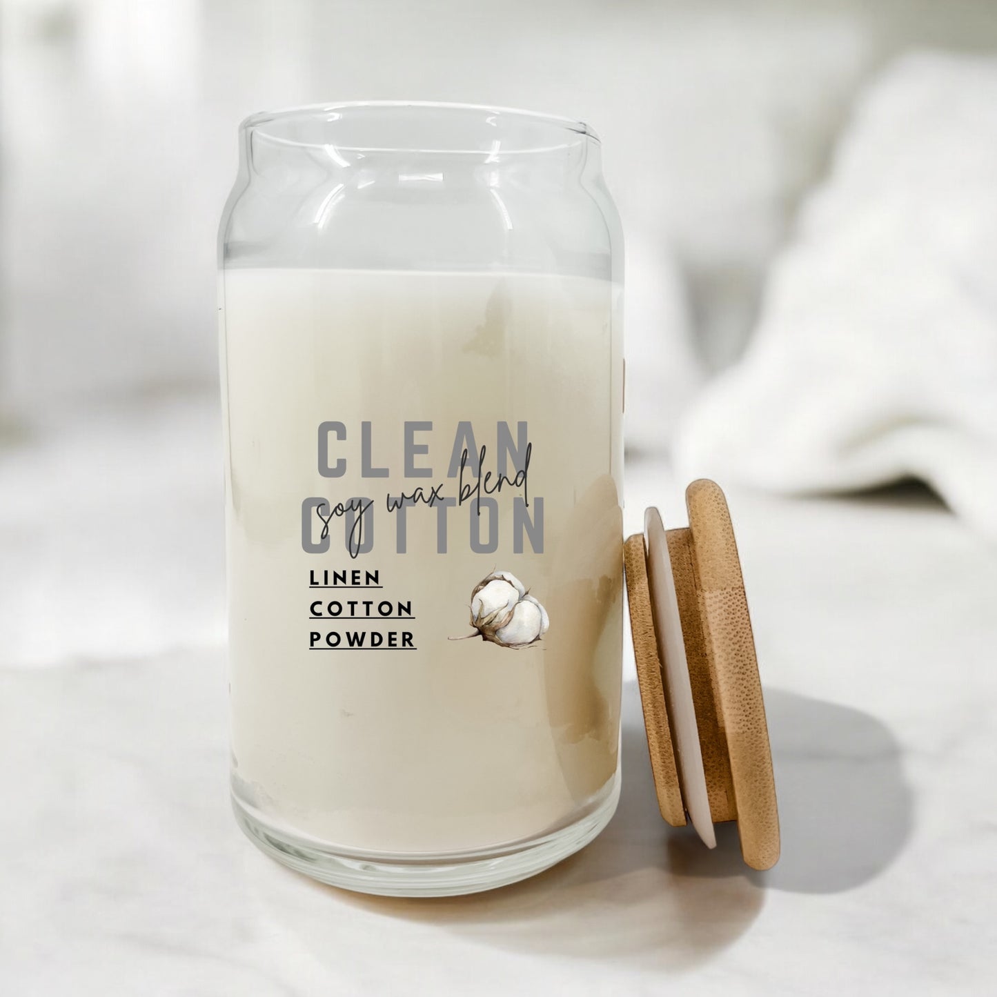 Clean Cotton 16 oz Candle