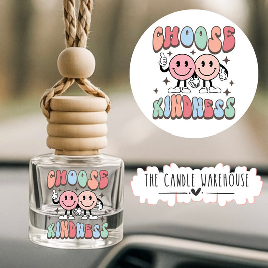Choose Kindness Hanging Car Diffuser