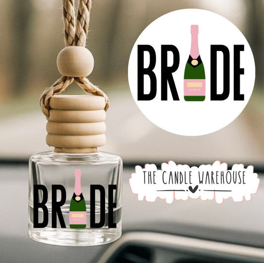 Bride Champagne Hanging Car Diffuser