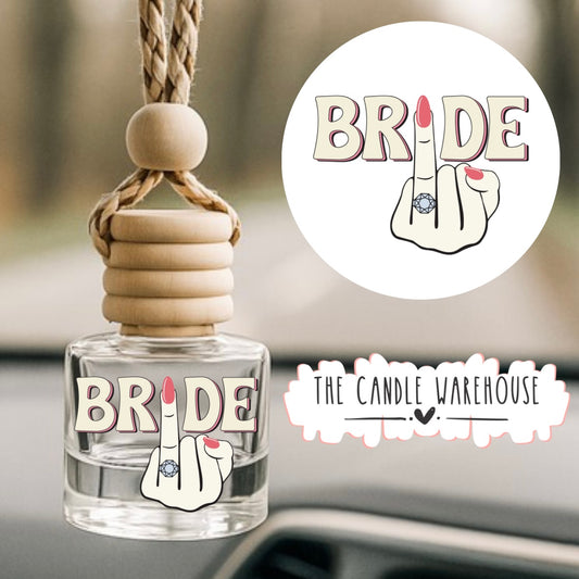 Bride Cream Hanging Car Diffuser