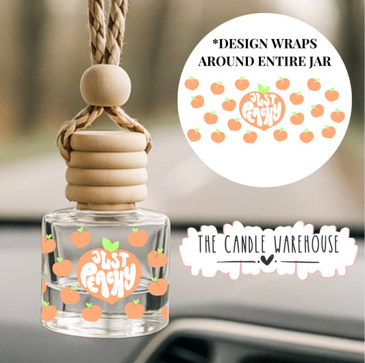 Just Peachy Wrap Around Hanging Car Diffuser