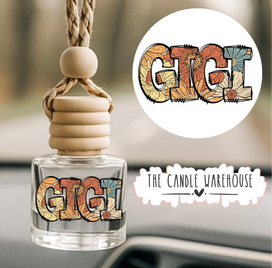 GIGI Floral Hanging Car Diffuser