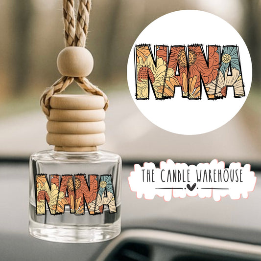 NANA Floral Hanging Car Diffuser