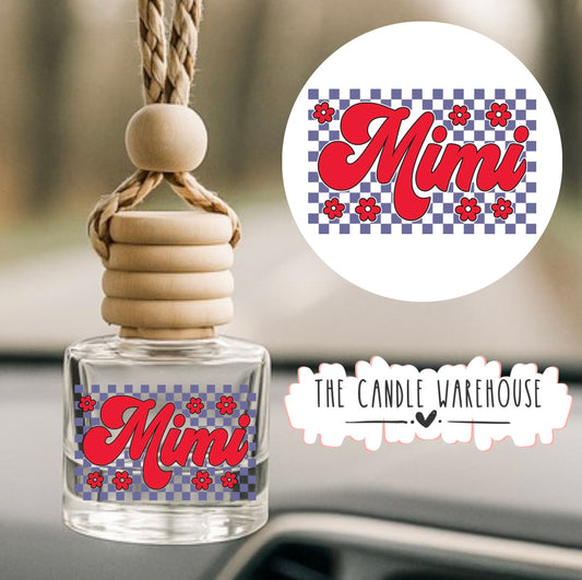 MIMI Checkered Hanging Car Diffuser