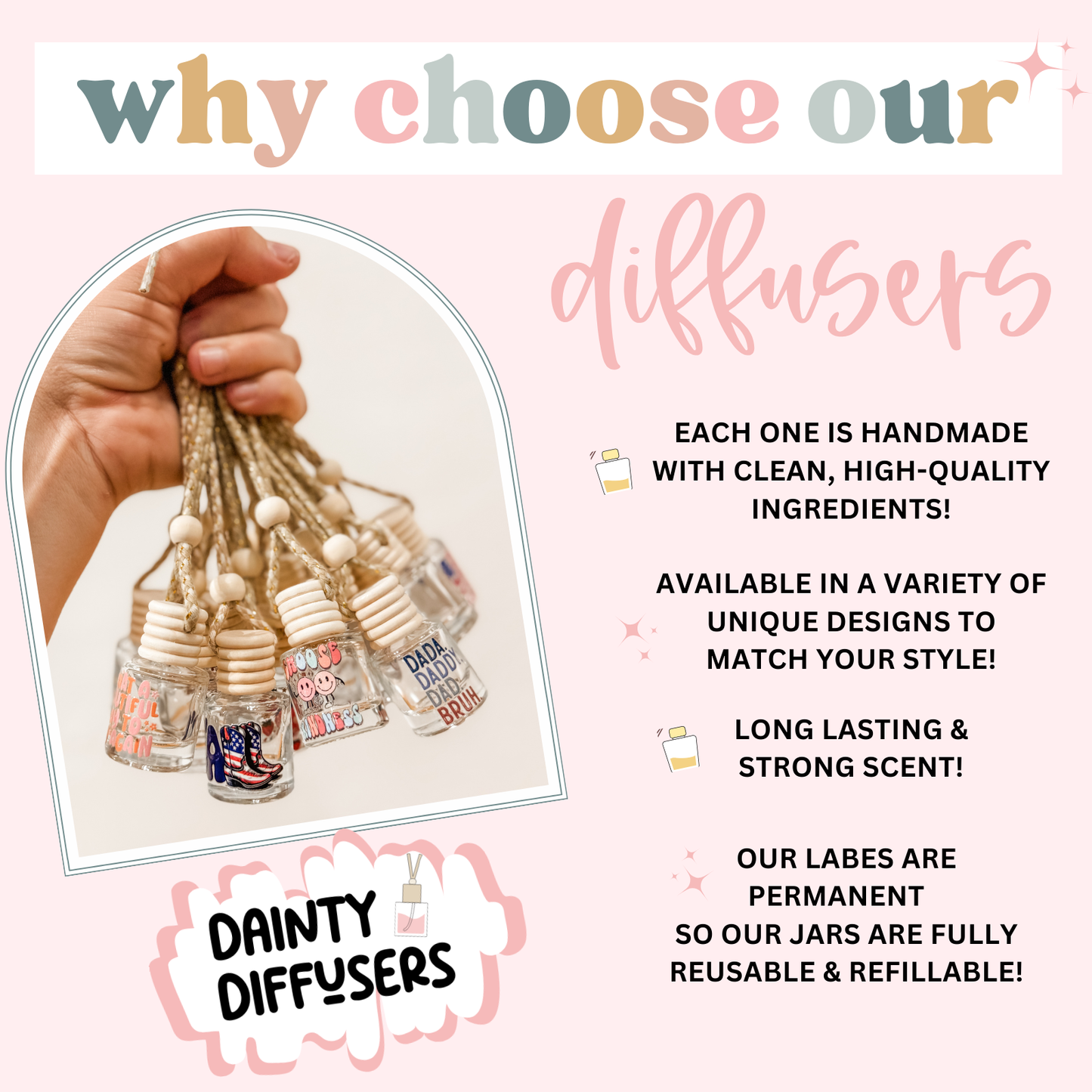 Ghosts & Flowers MAMA Car Diffuser