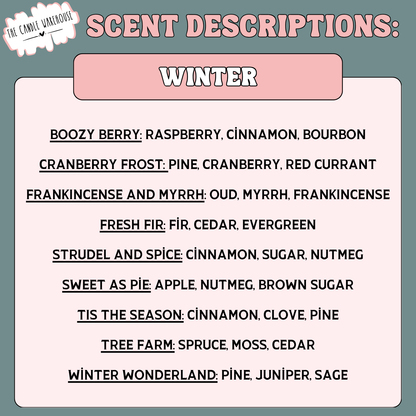 4oz Signature Holiday Candles