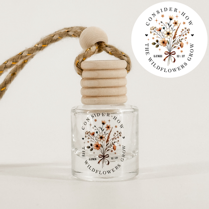 Consider How The Wildflowers Grow Car Diffuser