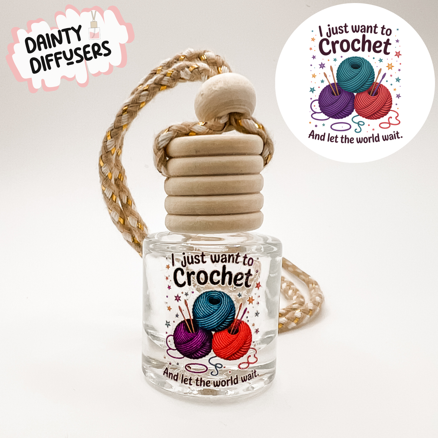 Crochet Car Diffuser