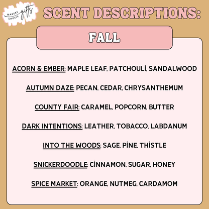 Fall Car Diffusers - Warm & Woodsy