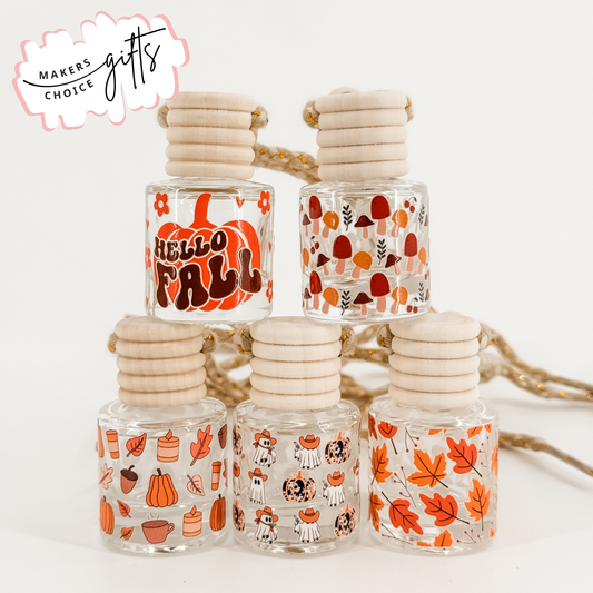 Fall Car Diffusers - Cozy Wrap-Around Designs