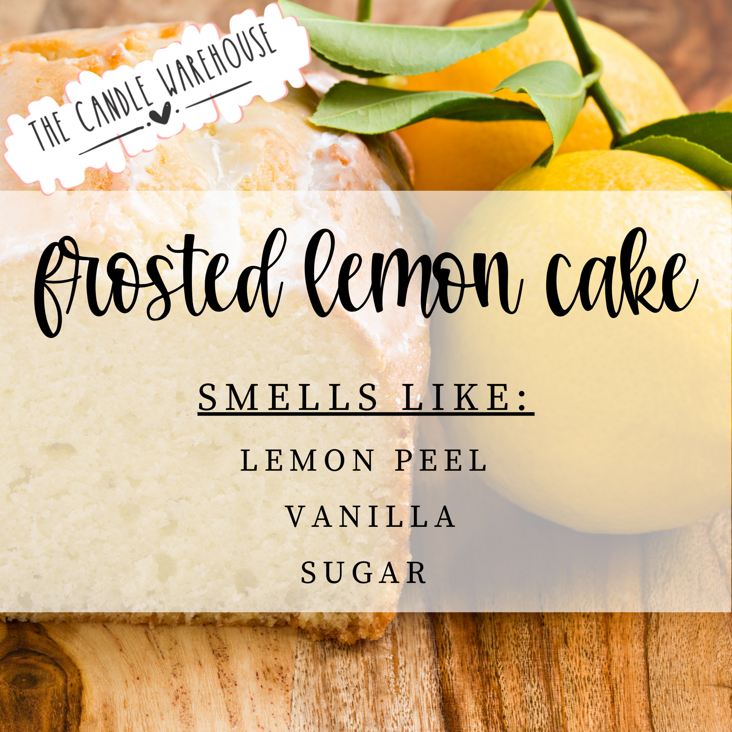 Frosted Lemon Cake 4 oz Candle