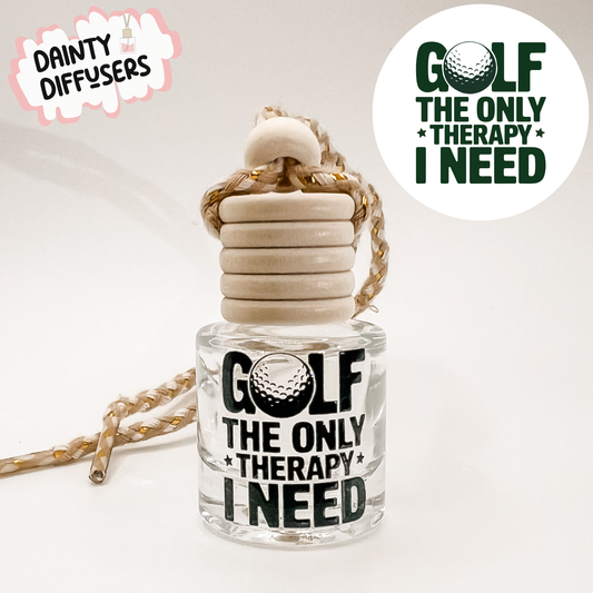 Golf Is Therapy Car Diffuser