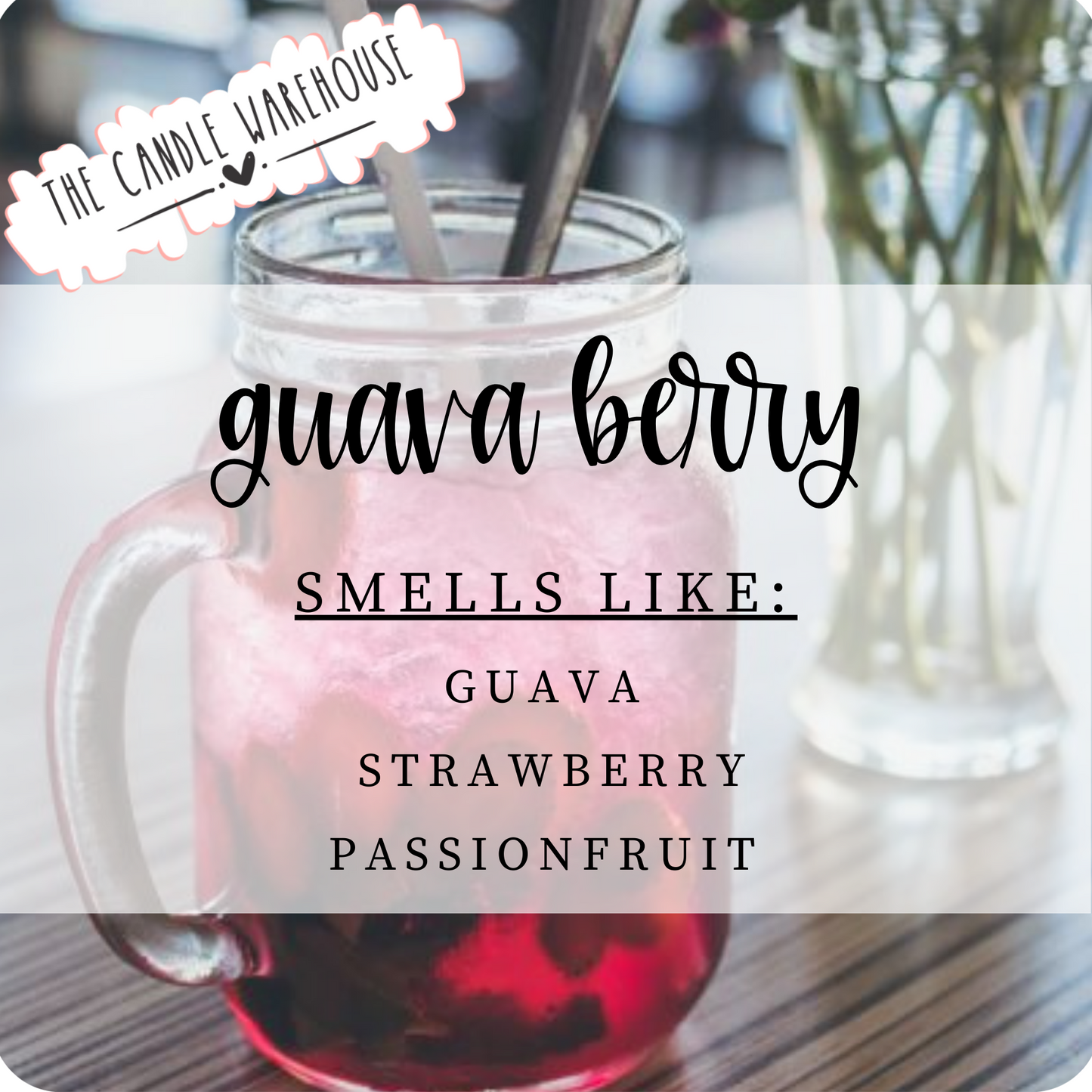 Guava Berry 8 oz Candle