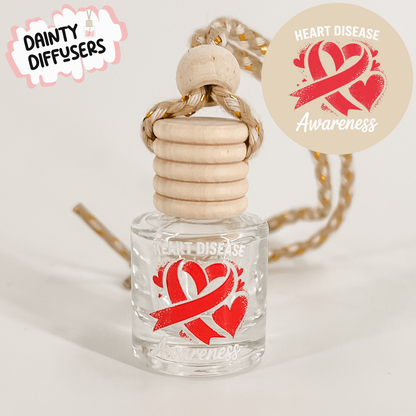 Heart Disease Awareness Car Diffuser