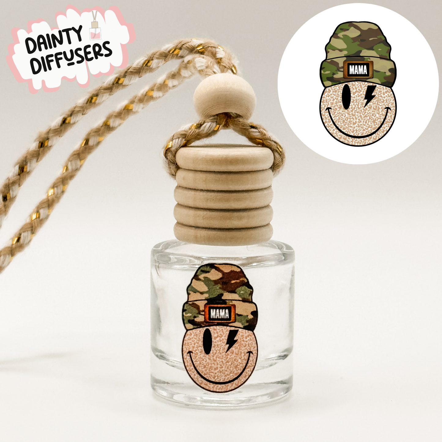 Mama Camo Beanie Car Diffuser