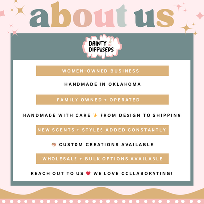 Bridesmaid Wave Car Diffuser