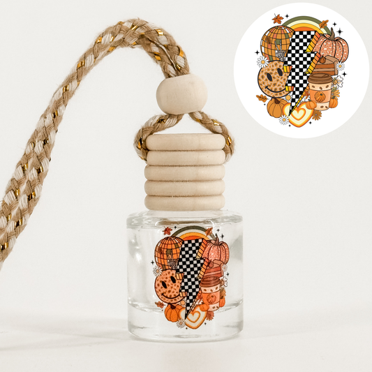 Orange Fall Mashup Car Diffuser