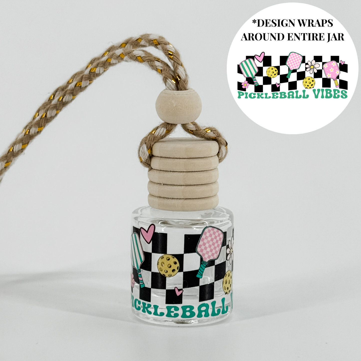 Pickleball Vibes Car Diffuser