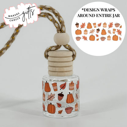 Fall Car Diffusers - Cozy Wrap-Around Designs