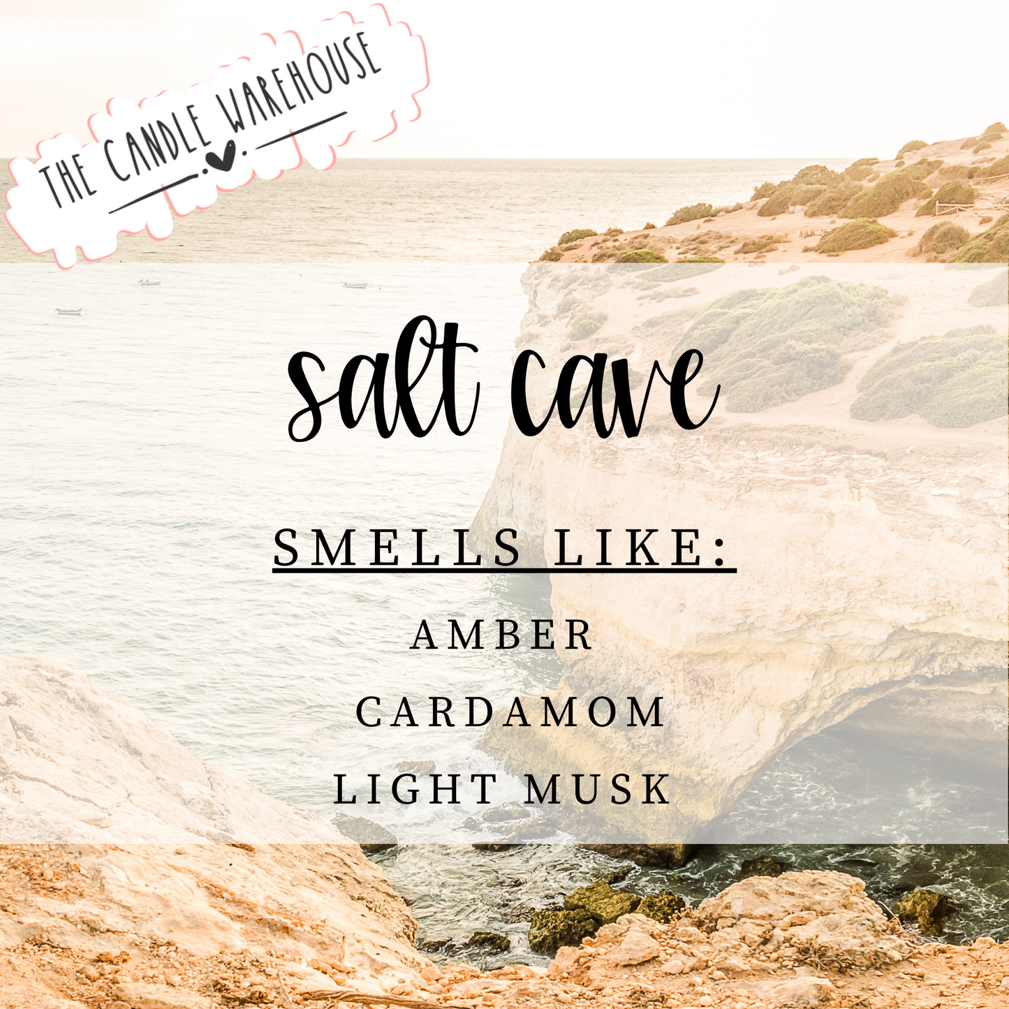 Salt Cave 3-Wick Candle